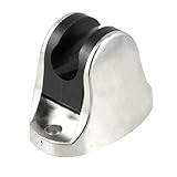 uxcell シャワーヘッドホルダー　プラスチック　シルバートーン　ブラック　一個入り