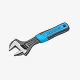 GEDORE 2668823 Adjustable Wrench, 6" Width, Open End, Phosphated with Plastic Handle [並行輸入品]