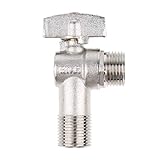 F Fityle 真鍮製アングルバルブ　三角バルブ　水加熱　灌漑　多用途　取り付け簡単