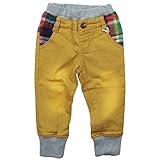 《秋冬春対応》 CHILD CHAMP(チャイルド チャンプ) 布帛ツイルストレッチ切り替えチェック長丈パンツ 80cm/Y NO.C-271061