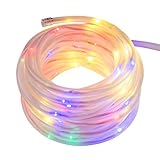 Ehomeブランド100個LED 39ftチューブライト 防水と闇感知功能がある、様々な場所で使用できる。パティオで、ガーデンで、芝生上、パーティーで、プールで、フェンス上 (多色)