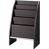 東洋金属 雑誌ラック　幅５５０　ダークブラウン木目