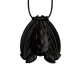 Stimtastic Chewable Silicone Bat Pendant Necklace, Black [並行輸入品]