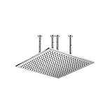 Isenberg HSB.20SCP Universal Fixtures 20' Brass Shower Head - Square, HSB.20S, Polished Chrome [並行輸入