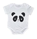 (ビグッド)Bigood 可愛い ベビー 新生児 ボディスーツ 赤ちゃん カバーオール ロンパース 出産祝い プレゼント（ホワイト・95）