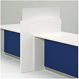 プラス　カウンター　DKシリーズ　スクリーンパネル　スクリーンパネルハイ・ローエンド用、ハイ・ロージョイント用　DK-HLSC　ホワイト