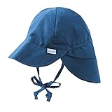 アイプレイ ベビー 帽子 サンハット 紫外線カット Flap Sun Protection Hat 日よけハット 無地　(サイズ：2T-4T、カラー：Navy） iplay [並行輸入品]