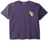 NCAA LSU Tigers状態野球レースショートスリーブTシャツ、XXL、グレープ
