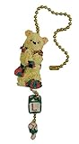 Club Decorative Tartan Bear Christmas Fan Celing Lamp Pulls