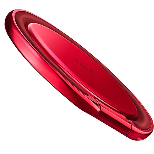 スマホリング バンカーリング ソフトシリコン ホールドリング 薄型 タンド機能 落下防止 リング スマホ 車載ホルダー 360 自由回転 携帯リング Iphone Android各種他対応 Divi レッド エレクトロニクス