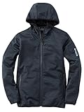 EVEN RIVER 防風ストレッチパーカー 秋冬用 R-128 04 ネイビー L