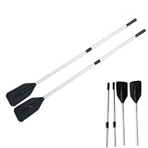 Amazon | 2分割式アルミ製オール2本 ボート用 アルミオール全長163cm2