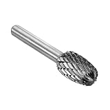 Sndy 6mm シャンク 12 mm ヘッド超硬ロータリーバリ研削盤ビットのロータリードリル