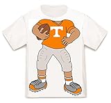 テネシーボランティアHeads Up 。Football乳児/幼児用Tシャツ 2T