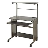 山善(YAMAZEN) サイバーコム パソコンデスク(幅75) ダークブラウン EET-75H(DBR/BR)