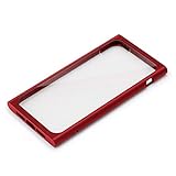 PGA Premium Style iPhone 11 クリアガラスタフケース スクエア型 レッド ケース PG-19BGT12RD