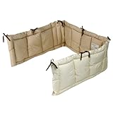 ラーフェンズ Rafens pene ベビーベッド用ふかふかオーガニックベッドガード(半周タイプ)