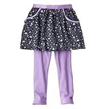 (ジェニュインキッズ)Genuine Kids 小花柄レギンス&スカート 紫100 【並行輸入品】