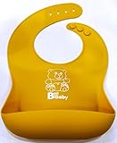 Best BIB for Baby - Soft Bib (Yellow-Teddy Bear) by Best Bib Baby