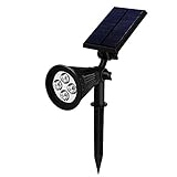 Bengoo ソーラーライト 防水LEDスポットライト アウトドアライト屋外照明/壁掛け/玄関周りなどの対応 防雨型