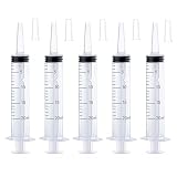 aninako シリンジ 20ML 5個 注射器 ペット 大容量 プラスチック 猫 犬 オイル 注入 洗浄 液体測定と分配 シリンジ ペット 注入器 給餌 給水、個別包装 (20ml 5個)