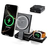 【新登場】3 in 1 ワイヤレス充電器 Apple Watch 充電スタンド対応 Magsafe対応 折りたたみ式 最大15W高速充電 i