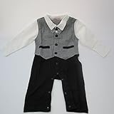 (スリーボックス)ThreeBox 子供 ベビー キッズ フォーマルスーツ ロンパース 男の子 (90)