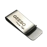 GeeSoマネークリップ ワイド ステンレス鋼 無垢 ソリッド