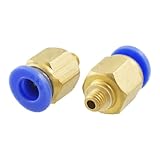 uxcell エア　ワンタッチ継手　クイック継手 6mmX4.8mm コネクタ アダプタ エア 2個