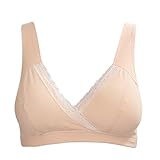 ブラジャー, SODIAL(R)女性のマタニティー授乳用のブラジャー　授乳期の母さんのための下着　ブラジャー　ベージュ　L