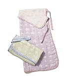 Bijoux&Bee(ビジューアンドビー) ☆ガーゼとお花のベビーカーケット<日本製> グリーン