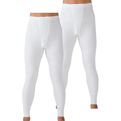 Amazon | [グンゼ] 長ズボン下 前あき 遠赤外線加工+速乾 スムース 二