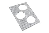 Bon Chef 52154PG EZ Fit Aluminum/Pewter Glo Trellis Design Single Tile for 3 Inserts 20-13/16 Length