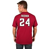 Atlanta Falcons Bright Cardinal Devonta Freeman eligible Receiver III Player Tee by Majestic XXLサイズ