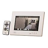 コロナ電業 7型モニター一体型SDカードレコーダー DVF-7AHD ホワイト