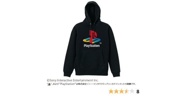 Amazon Co Jp Playstation プルオーバーパーカー 初代 Playstation ブラック Lサイズ ホビー 通販