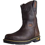 Cebu Men 's Tractor 10 " Work Boot カラー: ブラウン