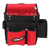 イーバリュー(E-Value) 釘袋 ホルダー付き NEO STANDARD 幅330×高さ300×奥行180mm レッド ENB-SH-RD