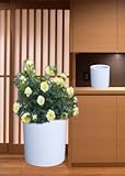 255071/245160 ﾌｧｲﾊﾞｰ円柱白ｽﾄﾚｰﾄ10号　38×36.5h jopｼｮｯﾌﾟ検索