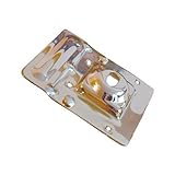 New Life Products 37-652OSB Brass, Door Deadbolt Defender, Latch Guard, Door Reinforcer 5-3/4 IN X 7