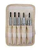 TRUSCO(トラスコ) 電動ドライバーソケット ショート 8・10・13・17・19 TEF-5S-SET