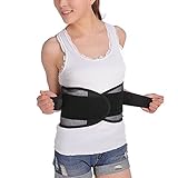 Uchoice 腰痛サポーター 肌に優しい 骨盤ベルト 薄型スリム、産前・ 産後サポーター お腹+ 骨盤矯正ベルト通気性2点セット、腰痛ベルト 産後サポーター 、柔らか　通気性良　取り外し可能 樹脂ボ