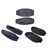 Dovewill 防水袖カバー 3ペア入りセット　ブラック　グレー　ネイビー　防水性　耐油性　汚れない　実用的