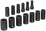 Grey Pneumatic (1213MSD) 3/8" Drive 13-Piece Semi-Deep Metric Socket Set [並行輸入品]