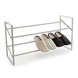 ex009/シューズラック ｜ スリム 靴置き 収納 ラック シューズ 靴 シューズ 玄関 2段 3段