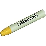 耐水マーカー 黄 10本入：【工事用品】：301-0039