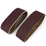 uxcell サンドペーパー サンディングベルト 研磨帯 180グリット 研磨剤素材 10個