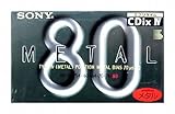 ソニー(SONY) CDix IV Metal 80 メタル カセットテープ C-80CDX4C