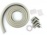 HuanX35 6.5Ft Edge Protectors + 4 Corner Cushion Baby Safety Edge Corner Cushion Anti-Collision Angl
