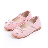 [ラッキージャパン]靴 キッズ リボン 女の子 ガールズ フォーマル ドレス シューズ 子供 パンプス マジックテープ (34（21）, ピンク)